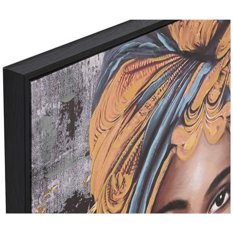 Quadro Home Esprit Coloniale Africana 80 X 3,5 X 80 Cm (2 Unità) - Foto 4