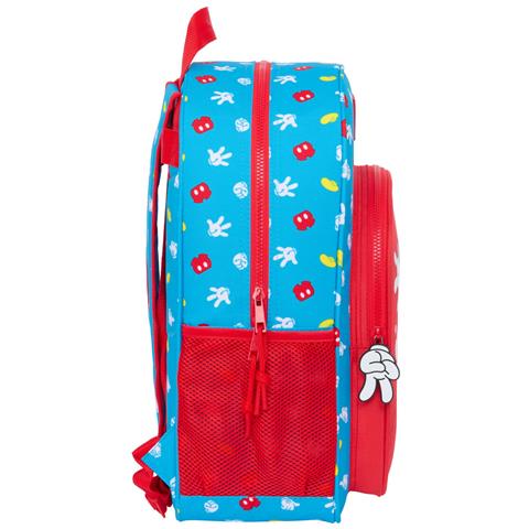 Zaino Scuola Fantastic Azzurro Rosso 33 X 42 X 14 Cm - Foto 2