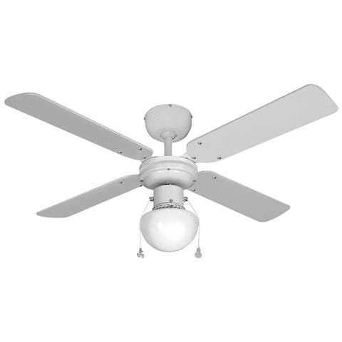 Ventilatore Da Soffitto Con Luce Caribe Bianco 50 W - Foto 1