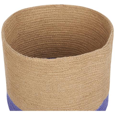 Set Di 2 Cestini Bulanik Iuta Viola - Foto 2