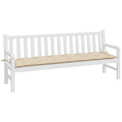 Cuscino Per Panca Beige 200x50x7 Cm In Tessuto Oxford - Foto 3