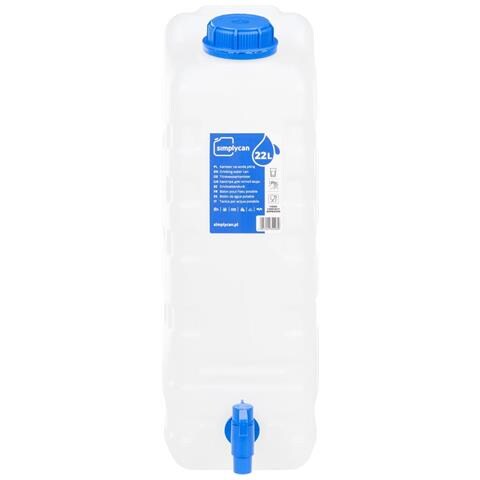 Contenitore Acqua Con Rubinetto Trasparente 20 L In Plastica - Foto 2