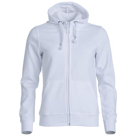Basic Hoody Full Zip Lady Bianco Xxl - Foto 1