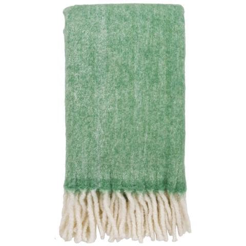 Plaid Carmel - Verde - Lana - 130x170x0,5 Cm - Foto 1