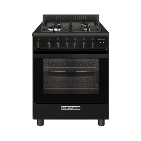 Cucina Elettrica SA66TMBK 4 Fuochi a Gas Forno Elettrico Multifunzione Ventilato Classe A Dimensioni 60 x 60 cm Colore Nero Serie Specialista - Foto 1