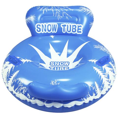 Dam  Tappetino Ibrido Rotondo Con Schienale E Maniglie, Per Neve E Acqua. 115 Cm. 115x115x66 Cm. Colore Blu - Foto 6