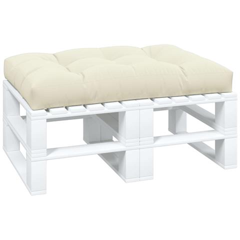 Cuscino Per Pallet Crema 120x80x12 Cm In Tessuto - Foto 3