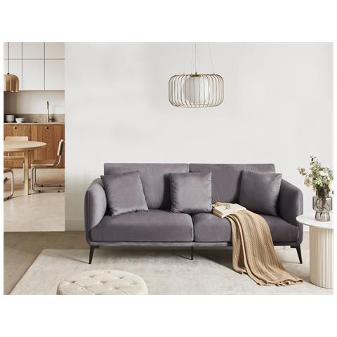 Divano 3 Posti Bodum Velluto Tortora - Foto 1