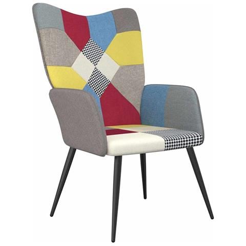 Lusso Casadino -  Poltrona Relax In Tessuto Patchwork - Foto 1