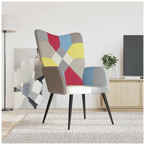 Lusso Casadino -  Poltrona Relax In Tessuto Patchwork - Foto 7