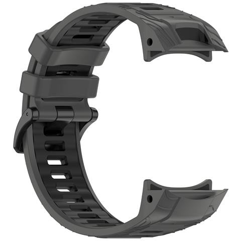 Cinturino In Silicone Bicolore Per Garmin Instinct 3 Black Modello 1 - Foto 5