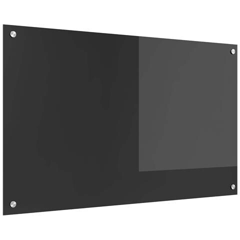 Schienale da cucina  grigio scuro 100x60x0,6 cm in vetro temperato - Foto 1