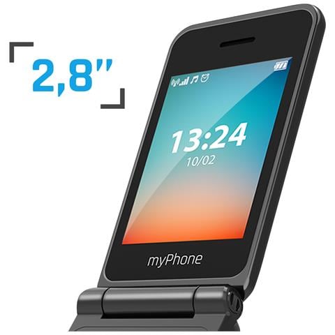 Telefono A Conchiglia 4g Lte 2.8"" Doppia Sim 6 Giorni, Blu Scuro - Foto 5