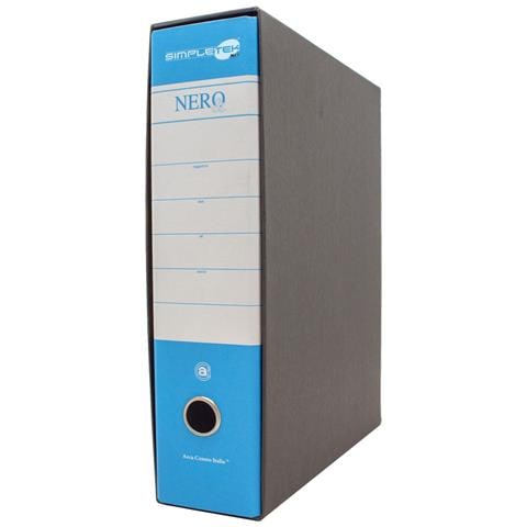 Raccoglitore Ad Anelli Per Buste Documenti Nero Blu Registratore Protocollo - Foto 1