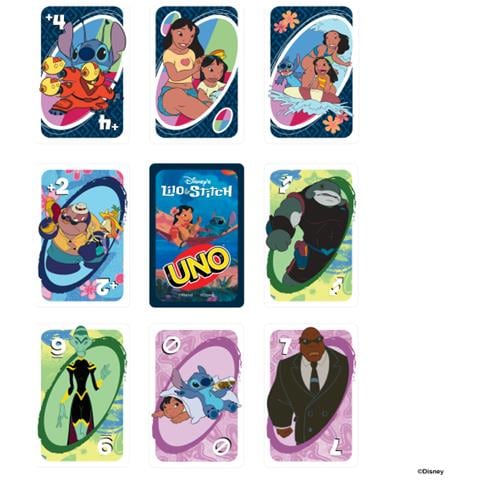 Mattel Games - Disney Uno Lilo E Stitch - Gioco Di Carte Per Bambini E Famiglie Jcc10 - Foto 2