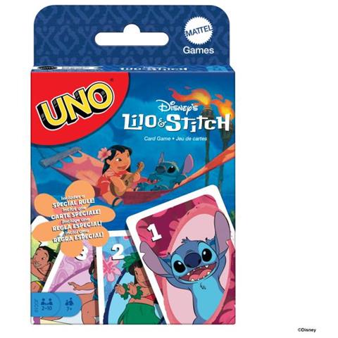 Mattel Games - Disney Uno Lilo E Stitch - Gioco Di Carte Per Bambini E Famiglie Jcc10 - Foto 1