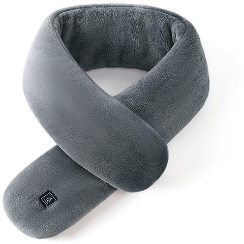 Scalda Collo Riscaldante Usb Con 3 Livelli Di Temperatura E Massaggio Vibrante Grey - Foto 1