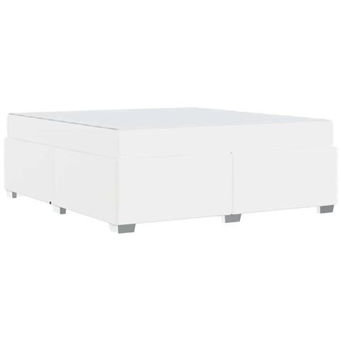 Struttura del letto Bianco 180 x 200 cm Pelle sintetica - Foto 9