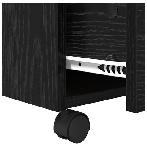 Tavolino da salotto with Drawer Rovere nero 55 x 55 x 45 cm - Foto 9