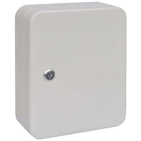 Scatola per Chiavi con blocco Bianco 20 x 7.5 x 25 cm Acciaio - Foto 1