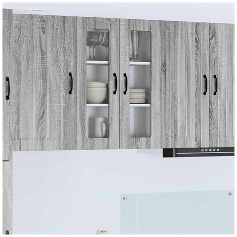 Mobile da cucina con lo scaffale Grigio Sonoma 60 x 31 x 80 cm - Foto 2