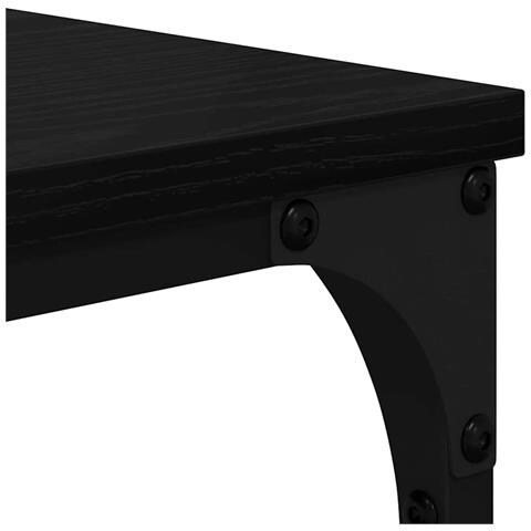 Libreria Rovere Nero 91 x 36 x 176 cm Legno multistrato - Foto 9