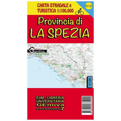 Stefano Tarantino - Provincia di La Spezia. Carta stradale 1:100.000 SV 20 con piste ciclabili - Foto 1