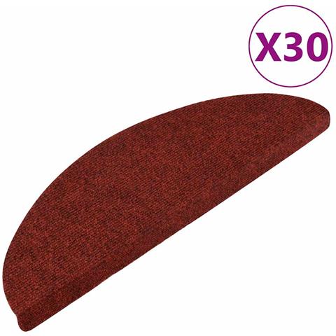 Tappetini Autoadesivi per Scale 30 pz Rossi 56x17x3 cm - Foto 1