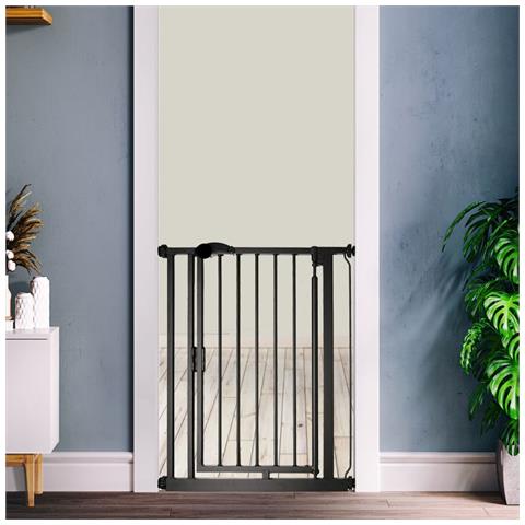 Bettacare Cancelletto Per Animali Con Chiusura Automatica, 132,6cm - 139,6cm, Nero Opaco - Foto 2