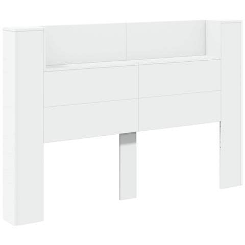 Testata con Mobile e LED Bianco 160 x 16,5 x 103,5 cm - Foto 1