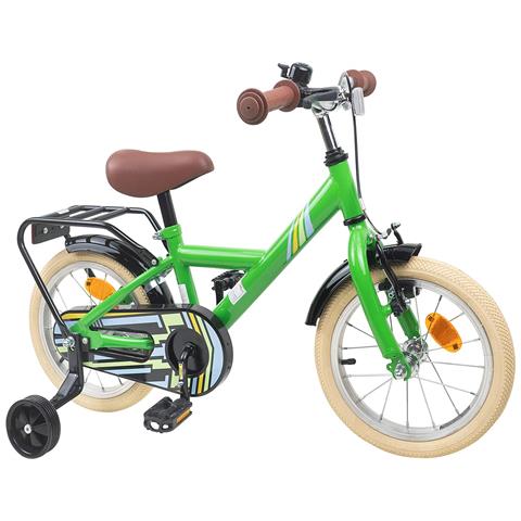 Bicicletta per Bambini 16 Pollici per bambini di 4-6 anni Verde - Foto 2