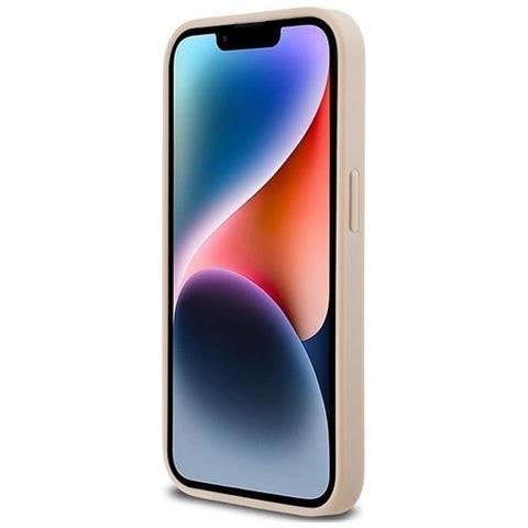 Dkny ""custodia In Pelle Con Motivo A Check E Righe Stampate Per Iphone 14 Pro"" - Rosa - Foto 7