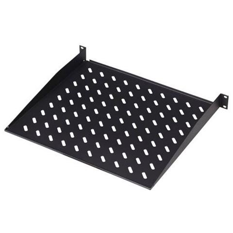 Ripiano Universale Per Armadio 19" - 1 Unita' - Profondita' 250 Mm, Colore Nero - Foto 1