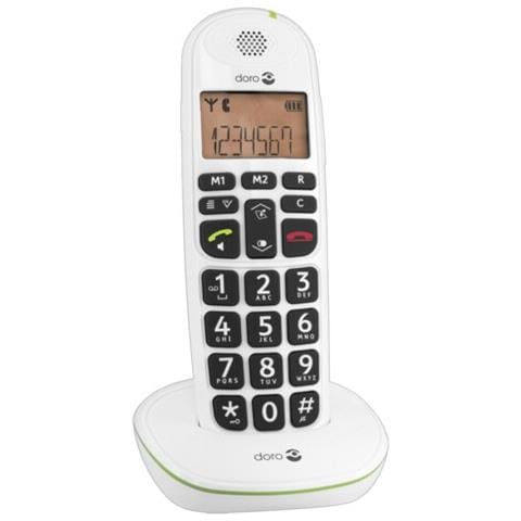 Cordless PhoneEasy 100w, DECT, Bianco, Scrivania, 20 Entrate, AAA, 10h - Foto 2