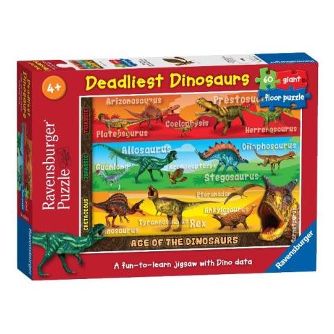 Puzzle Dinosauri 60 pz 27 x 37 x 6 cm 05393 - Foto 1