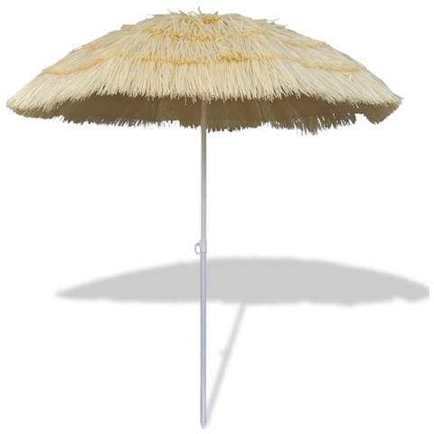Ombrellone Regolabile UV30 Ombrellone Hawaii 160 Cm - Parasole Inclinabile E Regolabile, Protezione UV 30, Per Spiaggia E Giardino Ombrellone Trasportabile Kingsleeve