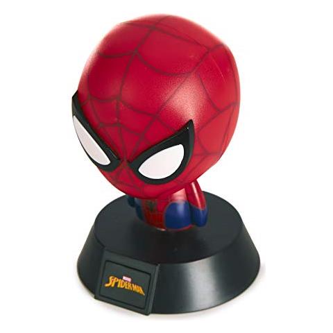 Spiderman Icona Luminosa da Collezione, Ideale per camere da Letto dei Bambini, Ufficio e casaPop Culture Gaming Merchandise, Multicolore - Foto 2