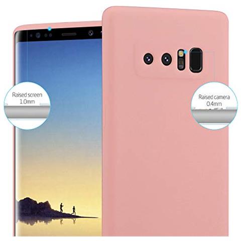 Custodia Compatibile Con Samsung Galaxy Note 8 In Candy Rosa - Coperchio Protettivo In Silicone Tpu Flessibile - Foto 2