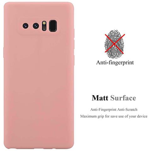Custodia Compatibile Con Samsung Galaxy Note 8 In Candy Rosa - Coperchio Protettivo In Silicone Tpu Flessibile - Foto 10