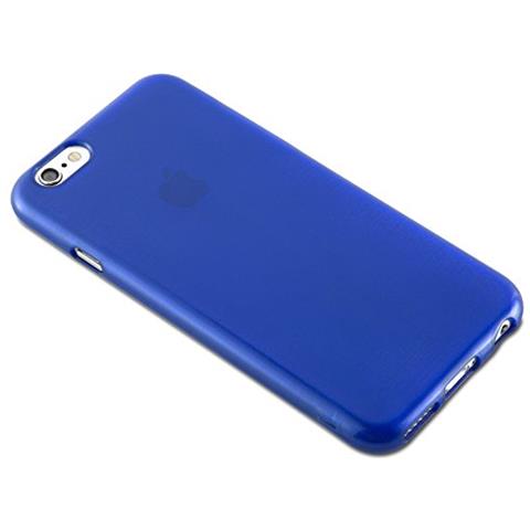 Custodia Compatibile Con Apple Iphone 6 / Iphone 6s In Blu - Coperchio Protettivo In Silicone Tpu Flessibile Con Design Spazzolato - Foto 2