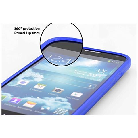Custodia Compatibile Con Apple Iphone 6 / Iphone 6s In Blu - Coperchio Protettivo In Silicone Tpu Flessibile Con Design Spazzolato - Foto 6