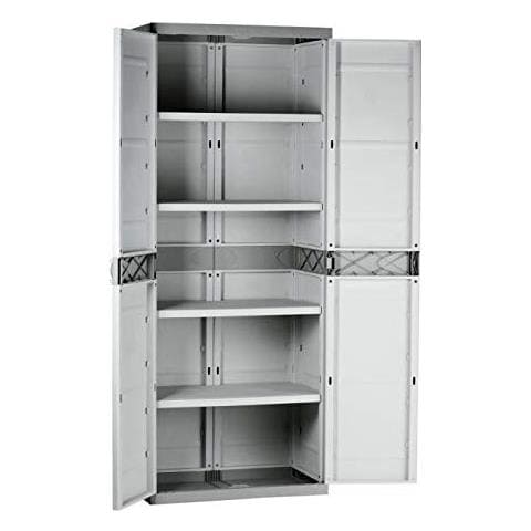 Armadietto In Plastica 70x44x176 Cm Beige - Foto 2