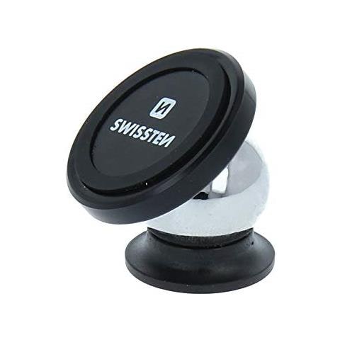 Supporto Auto Universale Magnetico Con Fissaggio Adesivo Colorato Nero M2 Blister - Foto 1