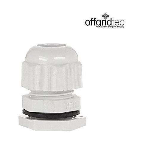 006.430 Solar Roof Guida Cavo Per Camper Caravan Boat Abs 1 Ingresso 1 Prodotto Bianco - Foto 2