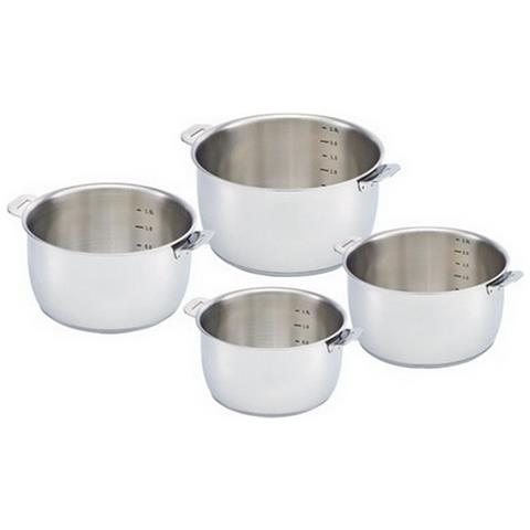 Set Di 4 Pentole In Acciaio Inox 14/16/18 / 20cm - 13606984 - Foto 2