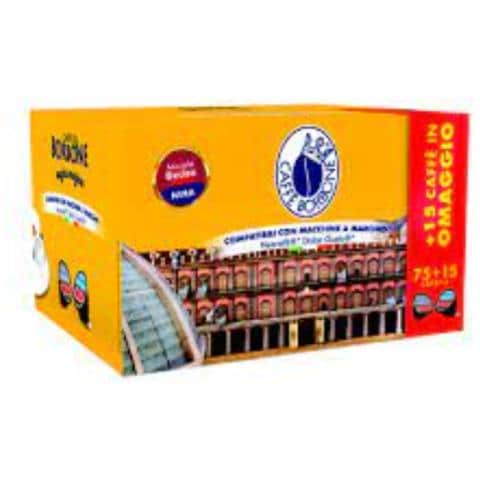 Borbone Capsule Compatibili Con Macchinetta Nescafe Dolce Gusto Miscela Decisa Nera 75+15 Pezzi - Foto 1