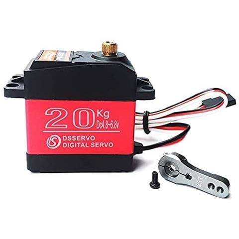 Servo Da 20kg Ds3120mg Guscio In Alluminio Impermeabile Digitale Servo Per Auto Rc (angolo Di Comando 180) - Foto 1