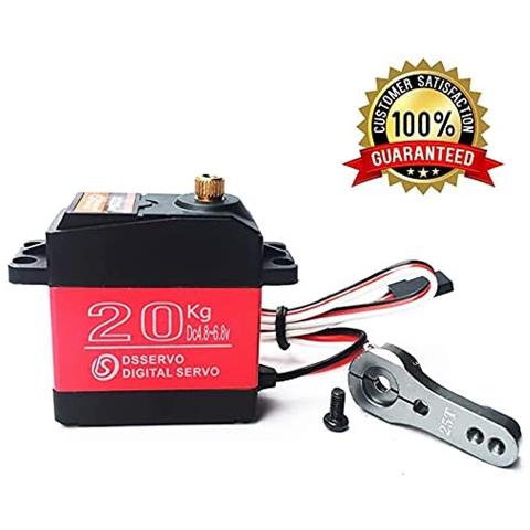 Servo Da 20kg Ds3120mg Guscio In Alluminio Impermeabile Digitale Servo Per Auto Rc (angolo Di Comando 180) - Foto 2