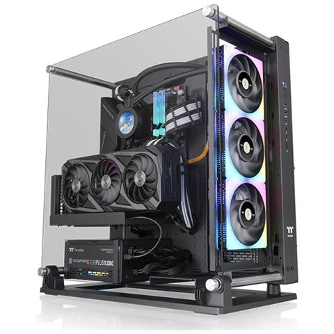 Case Core P3 TG Pro Midi Tower ATX / EATX / micro ATX / Mini-ITX 2 Porte USB 3.0 Colore Nero (Finestrato) - Foto 2