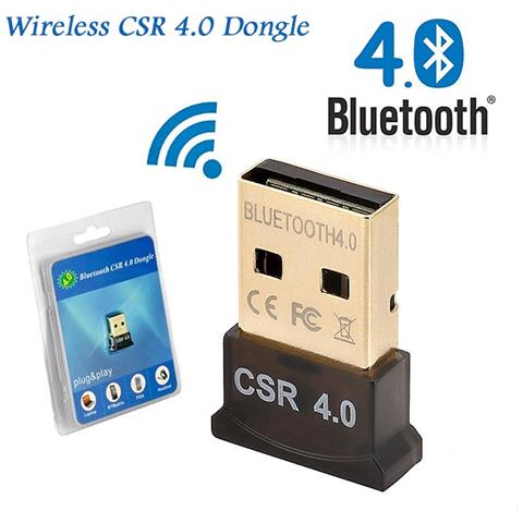 Usb Bluetooth V4.0 Mini Wireless Csr Dongle Adattatore Wifi Per Windows Pc - Foto 1